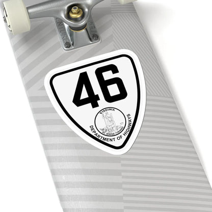 Virginia 46 1924 (Virginia) (Road Sign) STICKER Vinyl Kiss-Cut Decal - The Sticker Space