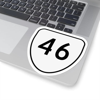 Virginia 46 1956 (Virginia) (Road Sign) STICKER Vinyl Kiss-Cut Decal - The Sticker Space