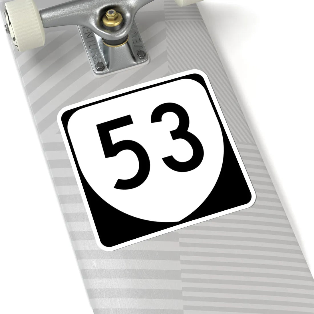 Virginia 53 (Virginia) (Road Sign) STICKER Vinyl Kiss-Cut Decal - The Sticker Space