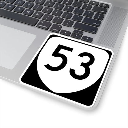 Virginia 53 (Virginia) (Road Sign) STICKER Vinyl Kiss-Cut Decal - The Sticker Space