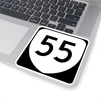 Virginia 55 (Virginia) (Road Sign) STICKER Vinyl Kiss-Cut Decal - The Sticker Space