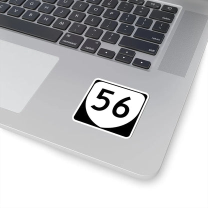 Virginia 56 (Virginia) (Road Sign) STICKER Vinyl Kiss-Cut Decal - The Sticker Space