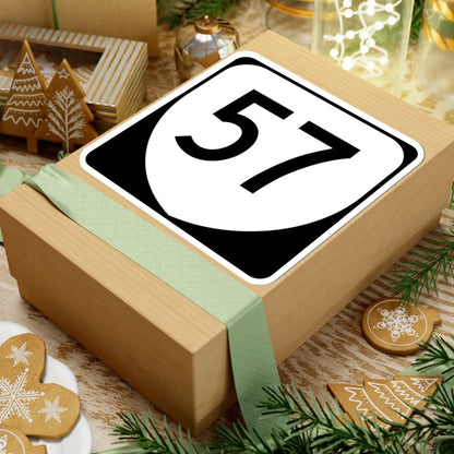 Virginia 57 (Virginia) (Road Sign) STICKER Vinyl Kiss-Cut Decal - The Sticker Space