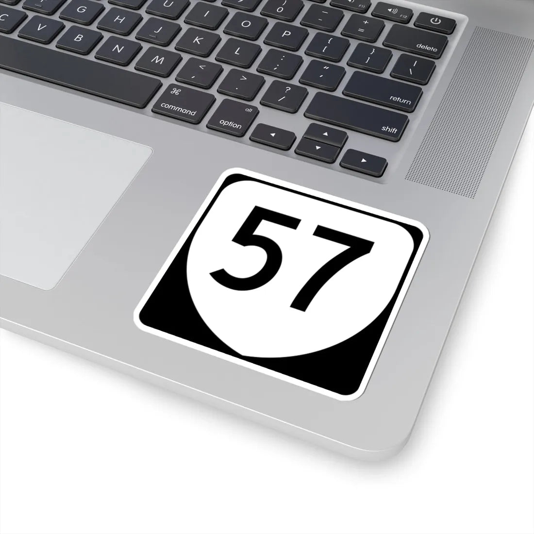 Virginia 57 (Virginia) (Road Sign) STICKER Vinyl Kiss-Cut Decal - The Sticker Space