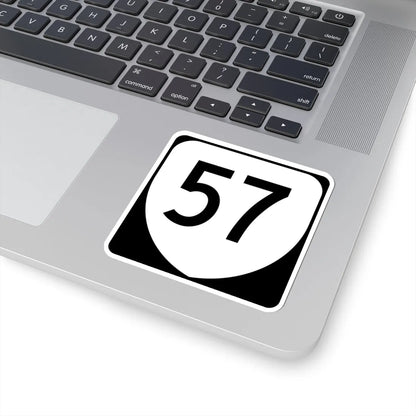 Virginia 57 (Virginia) (Road Sign) STICKER Vinyl Kiss-Cut Decal - The Sticker Space