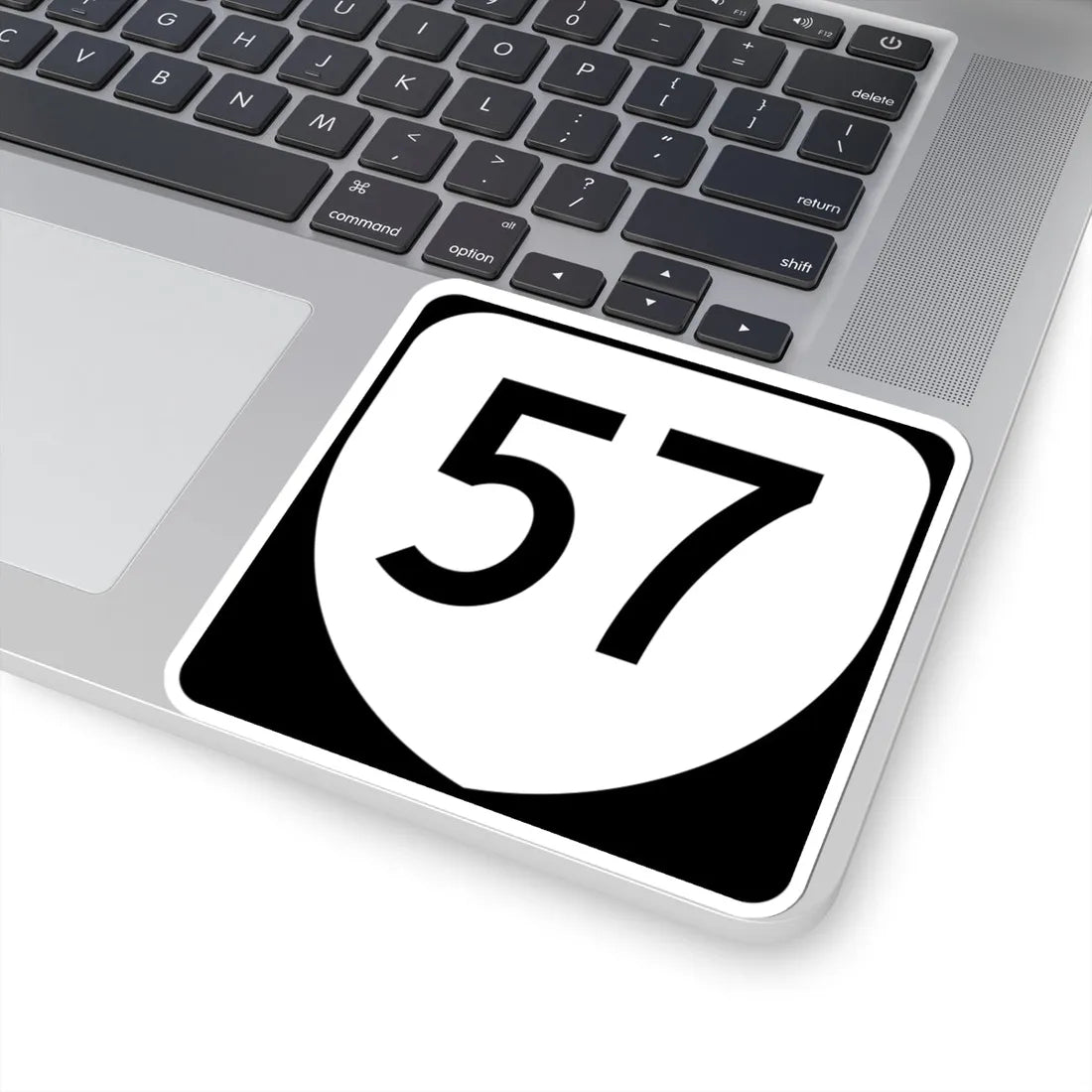 Virginia 57 (Virginia) (Road Sign) STICKER Vinyl Kiss-Cut Decal - The Sticker Space