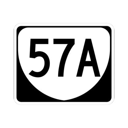 Virginia 57A (Virginia) (Road Sign) STICKER Vinyl Kiss-Cut Decal 3 Inch White - The Sticker Space