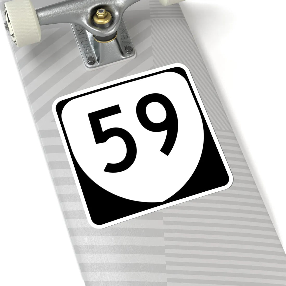 Virginia 59 (Virginia) (Road Sign) STICKER Vinyl Kiss-Cut Decal - The Sticker Space