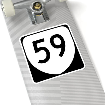 Virginia 59 (Virginia) (Road Sign) STICKER Vinyl Kiss-Cut Decal - The Sticker Space