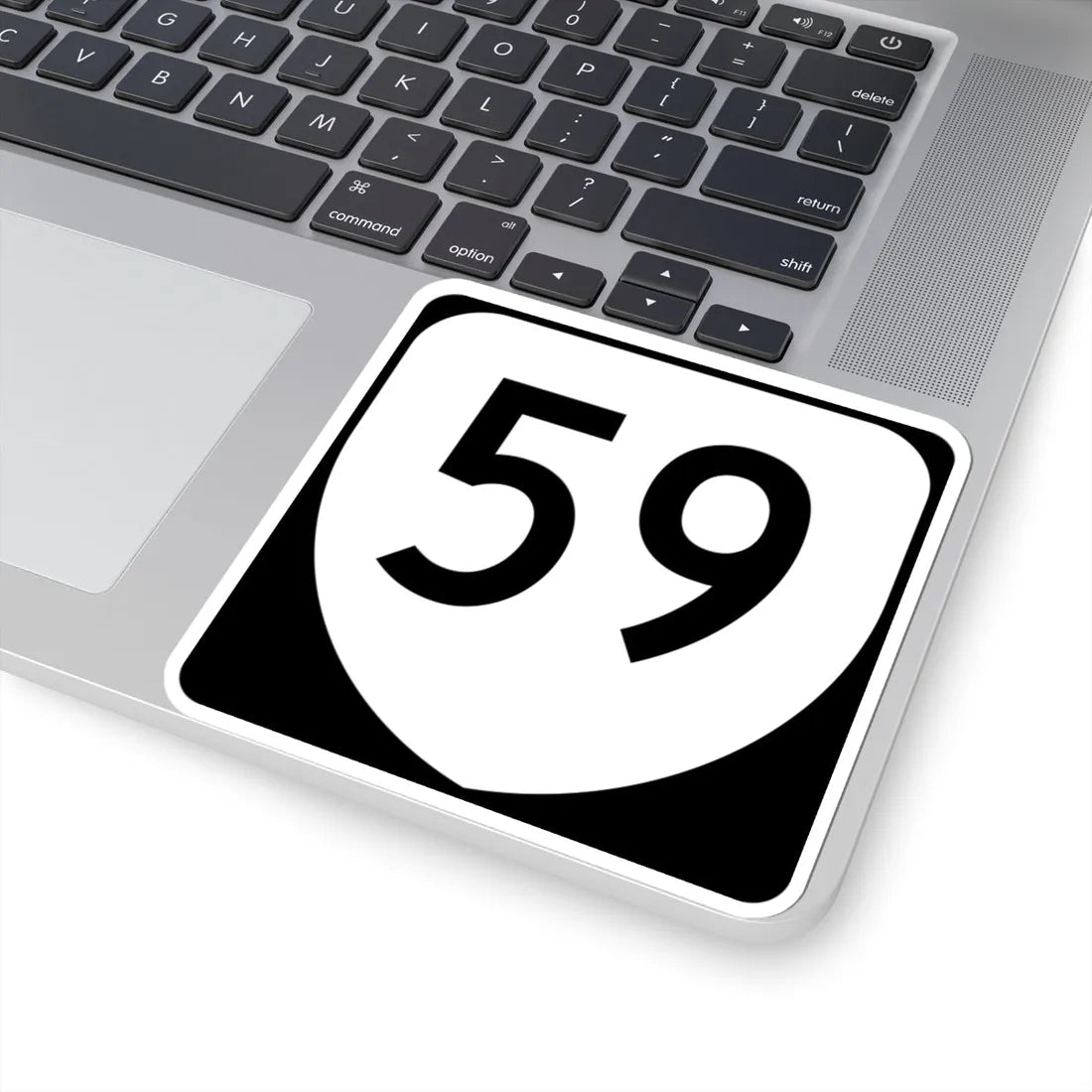 Virginia 59 (Virginia) (Road Sign) STICKER Vinyl Kiss-Cut Decal - The Sticker Space