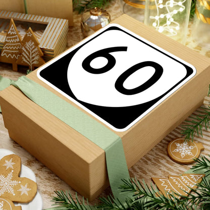 Virginia 60 (Virginia) (Road Sign) STICKER Vinyl Kiss-Cut Decal - The Sticker Space