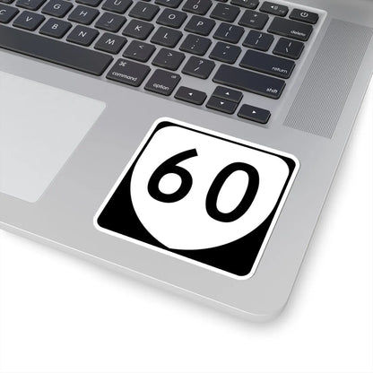 Virginia 60 (Virginia) (Road Sign) STICKER Vinyl Kiss-Cut Decal - The Sticker Space