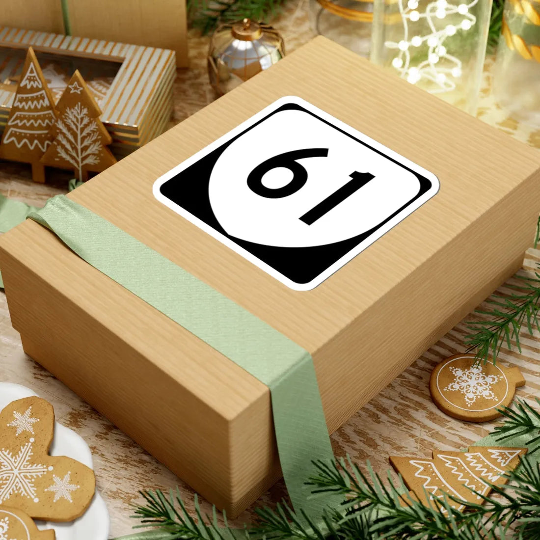 Virginia 61 (Virginia) (Road Sign) STICKER Vinyl Kiss-Cut Decal - The Sticker Space