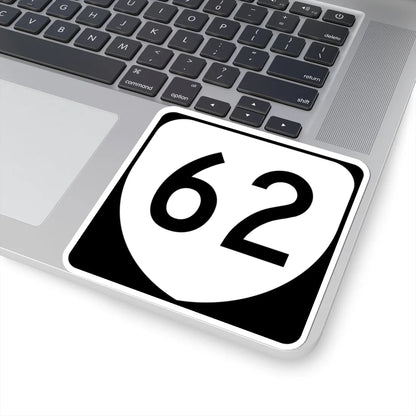 Virginia 62 (Virginia) (Road Sign) STICKER Vinyl Kiss-Cut Decal - The Sticker Space