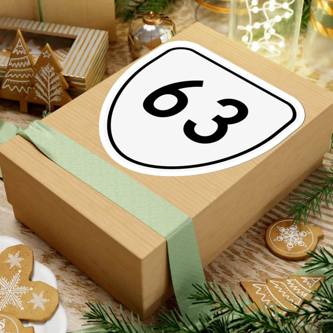 Virginia 63 1956 (Virginia) (Road Sign) STICKER Vinyl Kiss-Cut Decal - The Sticker Space