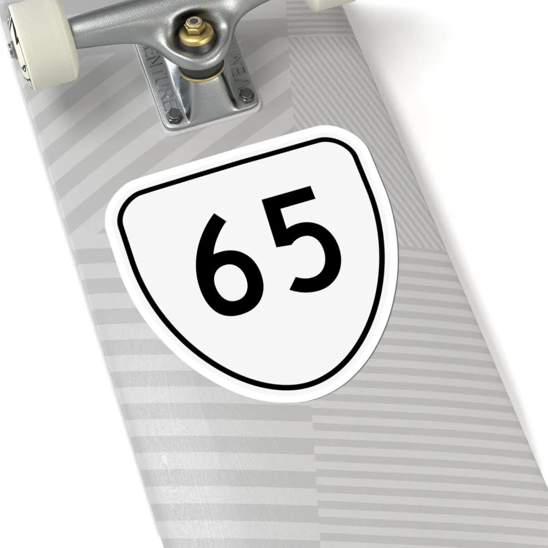 Virginia 65 1956 (Virginia) (Road Sign) STICKER Vinyl Kiss-Cut Decal - The Sticker Space