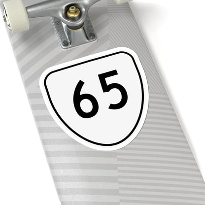 Virginia 65 1956 (Virginia) (Road Sign) STICKER Vinyl Kiss-Cut Decal - The Sticker Space