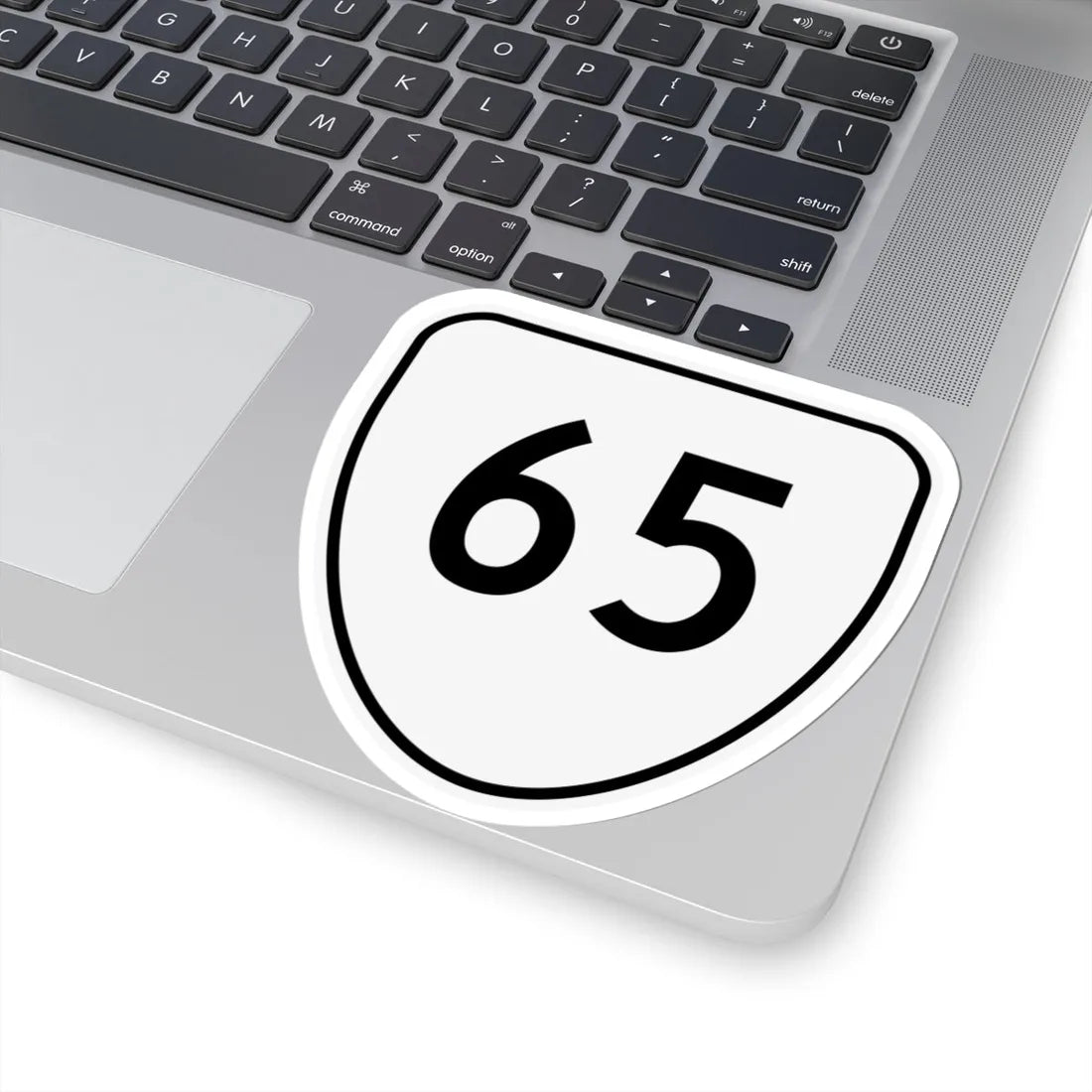 Virginia 65 1956 (Virginia) (Road Sign) STICKER Vinyl Kiss-Cut Decal - The Sticker Space