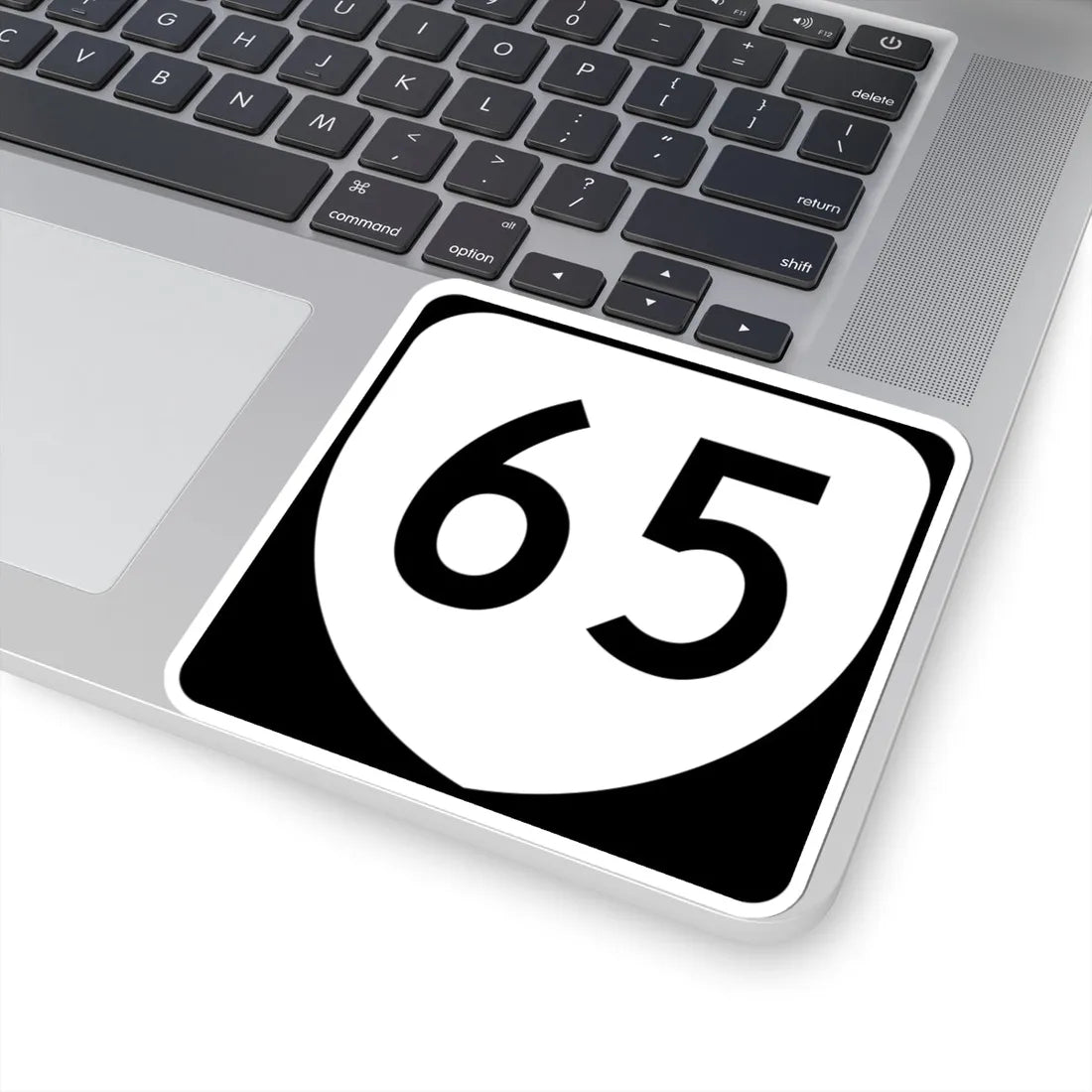 Virginia 65 (Virginia) (Road Sign) STICKER Vinyl Kiss-Cut Decal - The Sticker Space