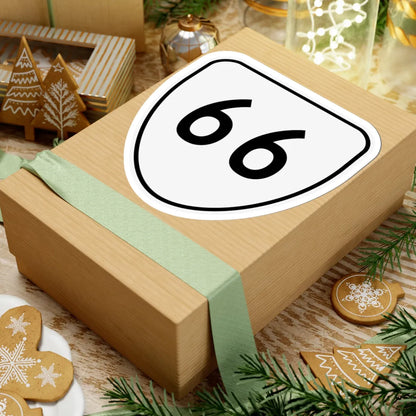 Virginia 66 1956 (Virginia) (Road Sign) STICKER Vinyl Kiss-Cut Decal - The Sticker Space