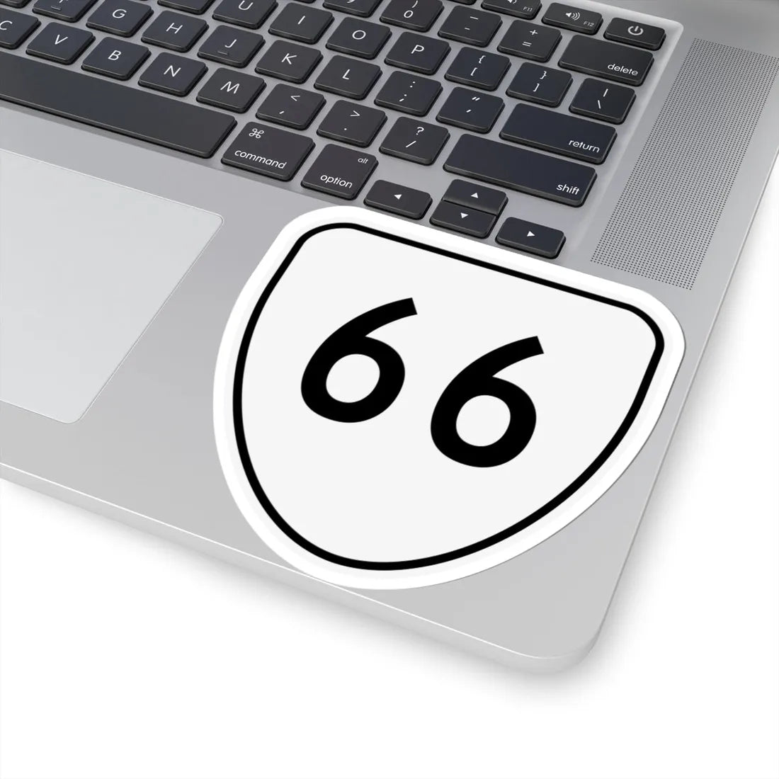 Virginia 66 1956 (Virginia) (Road Sign) STICKER Vinyl Kiss-Cut Decal - The Sticker Space