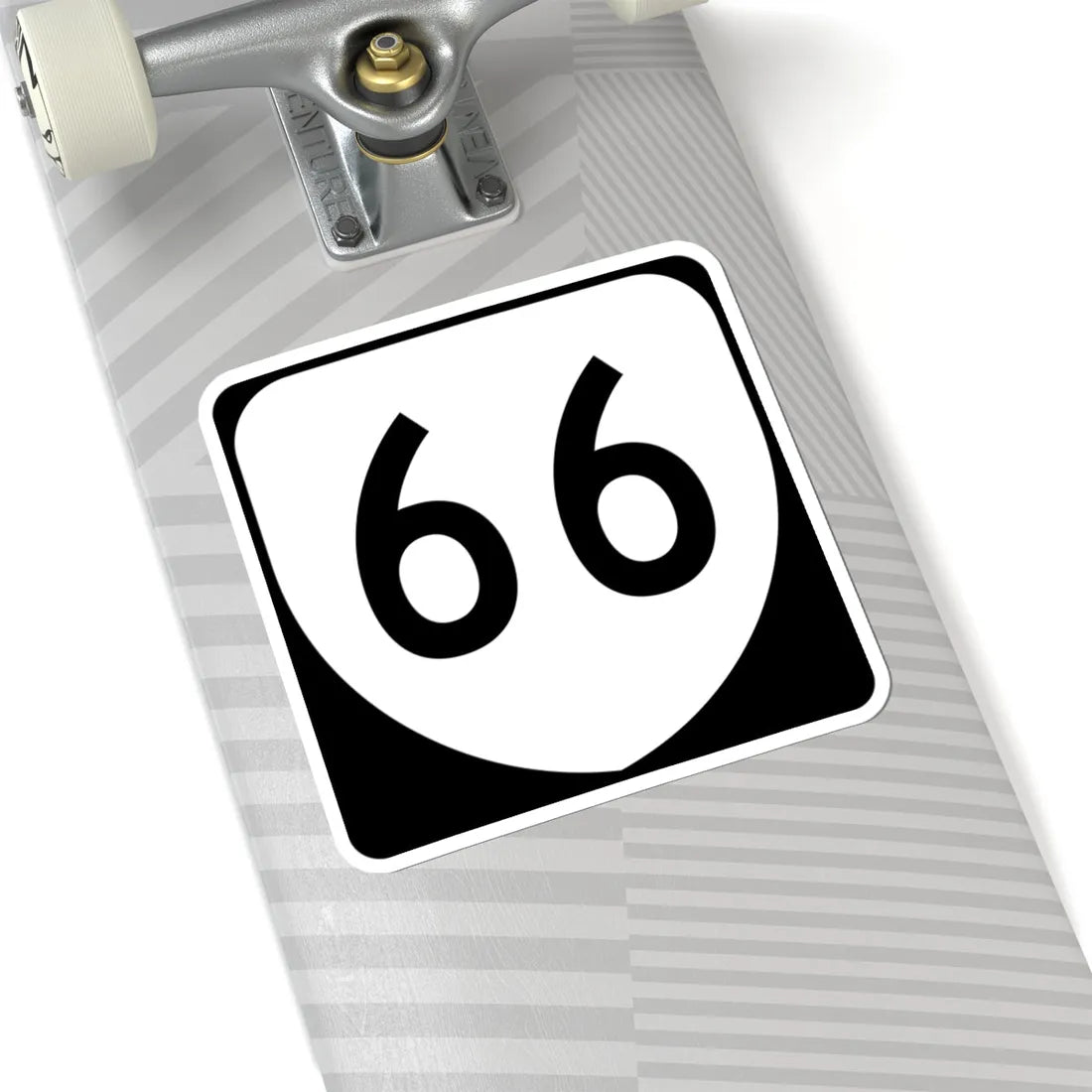 Virginia 66 (Virginia) (Road Sign) STICKER Vinyl Kiss-Cut Decal - The Sticker Space