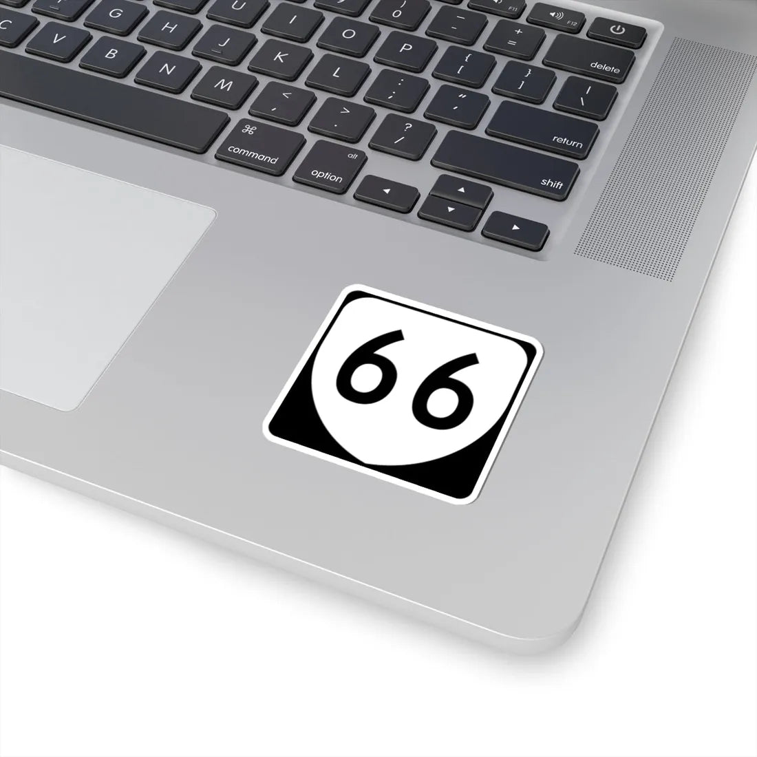 Virginia 66 (Virginia) (Road Sign) STICKER Vinyl Kiss-Cut Decal - The Sticker Space