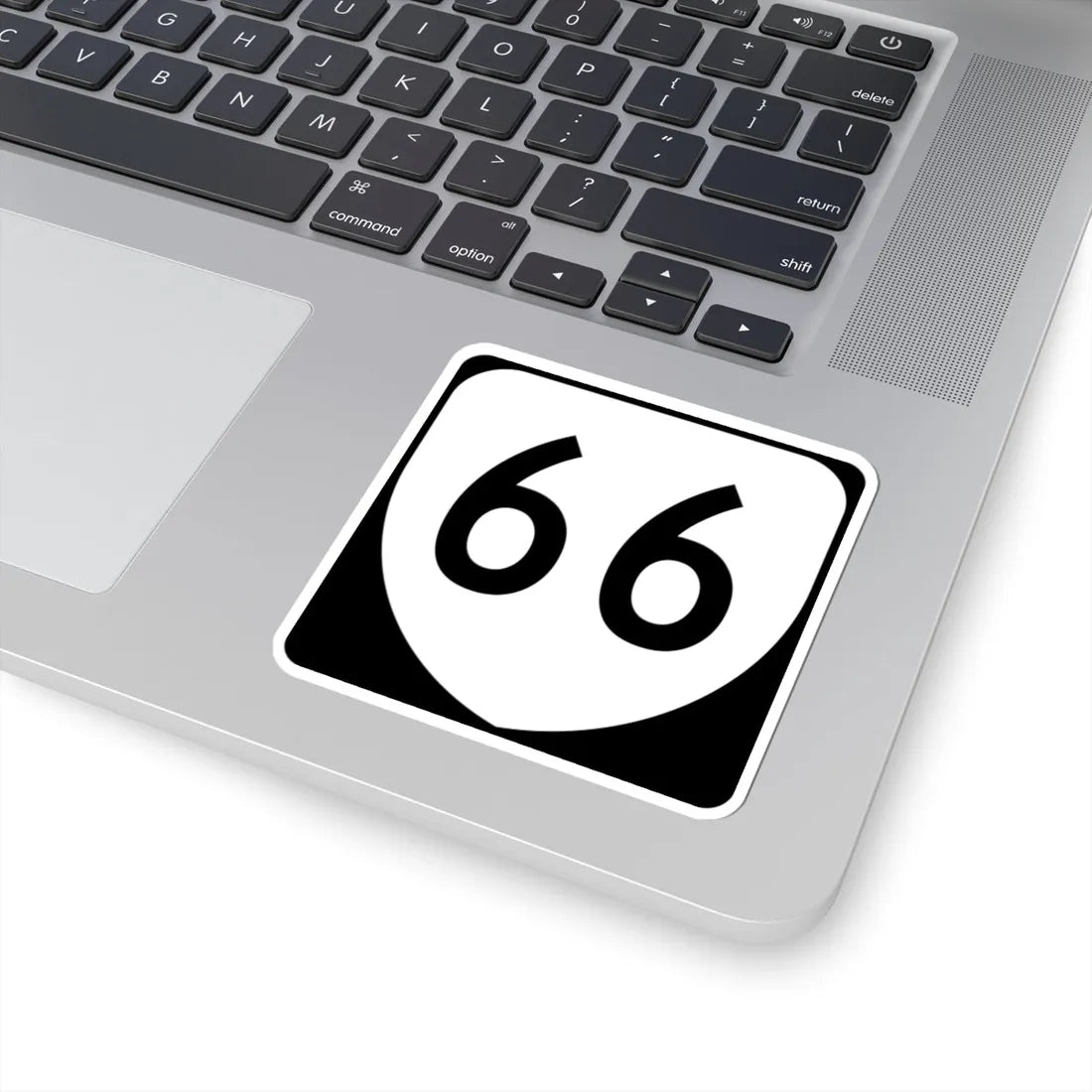 Virginia 66 (Virginia) (Road Sign) STICKER Vinyl Kiss-Cut Decal - The Sticker Space