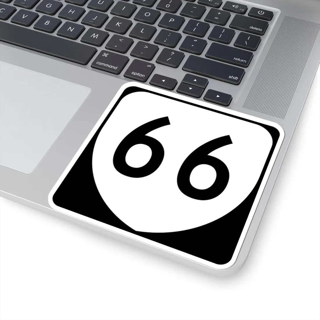 Virginia 66 (Virginia) (Road Sign) STICKER Vinyl Kiss-Cut Decal - The Sticker Space