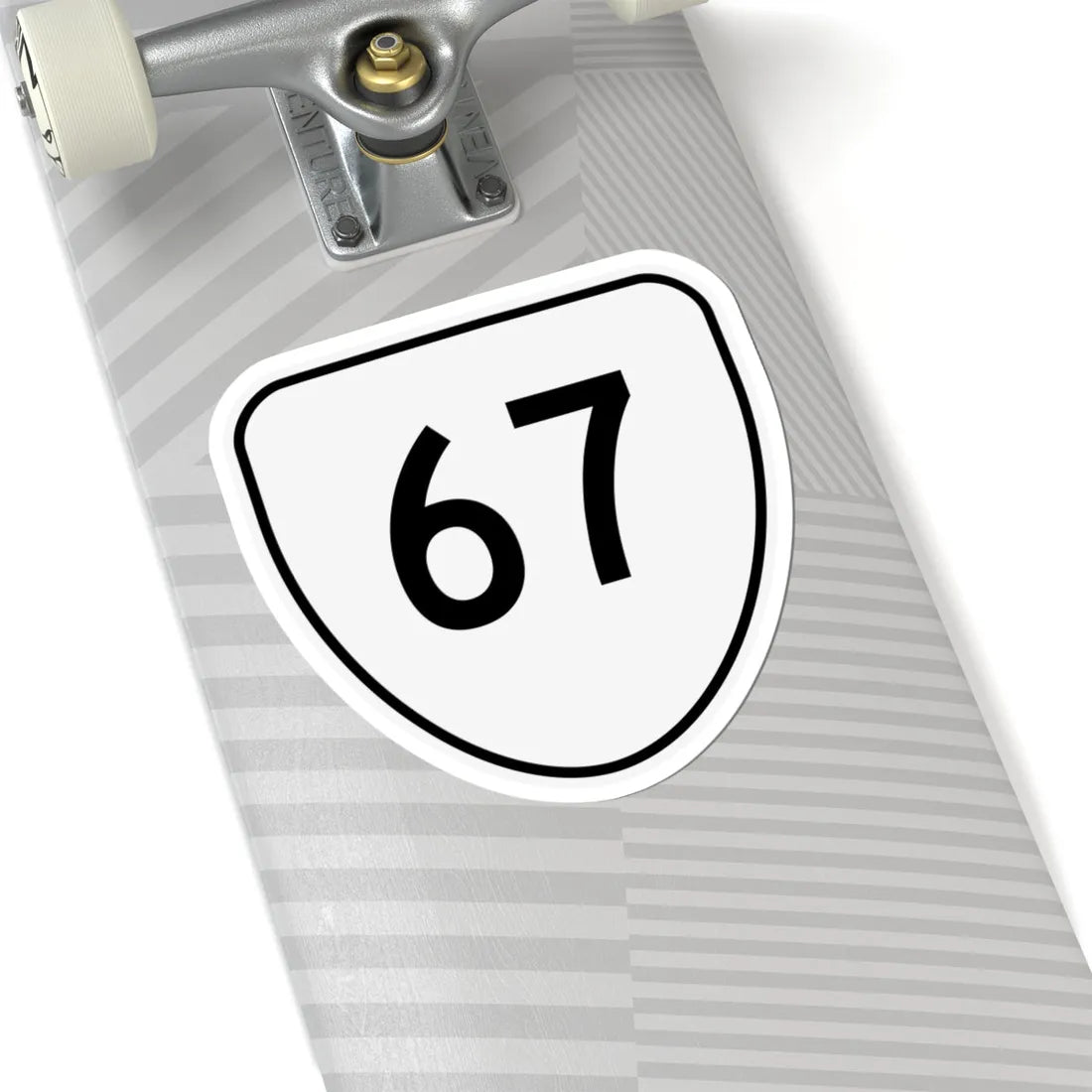 Virginia 67 1956 (Virginia) (Road Sign) STICKER Vinyl Kiss-Cut Decal - The Sticker Space