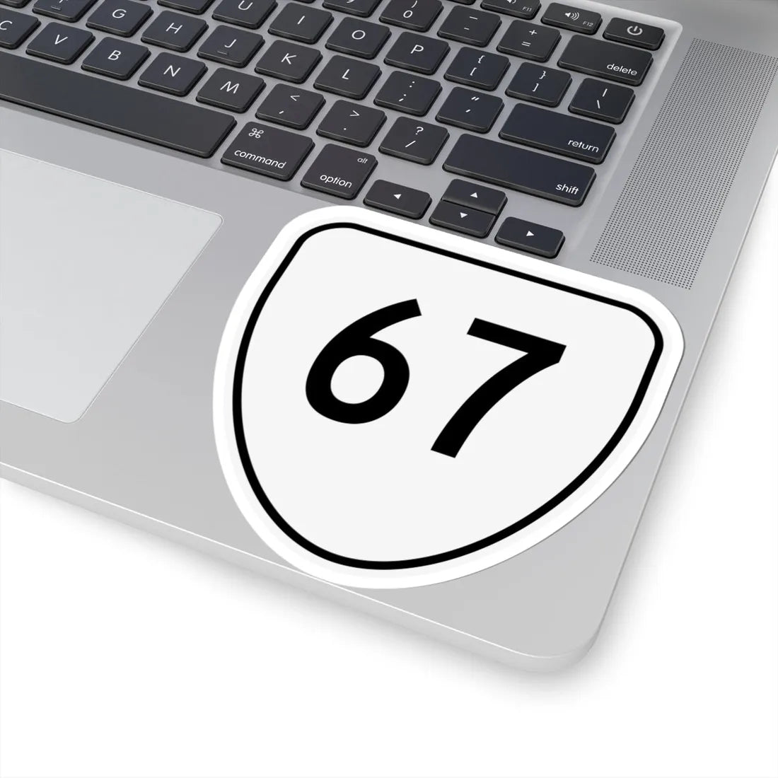 Virginia 67 1956 (Virginia) (Road Sign) STICKER Vinyl Kiss-Cut Decal - The Sticker Space