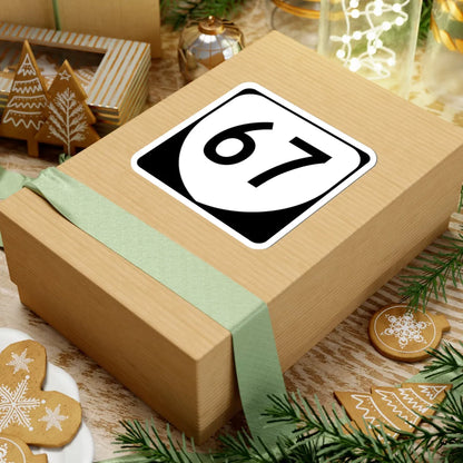 Virginia 67 (Virginia) (Road Sign) STICKER Vinyl Kiss-Cut Decal - The Sticker Space