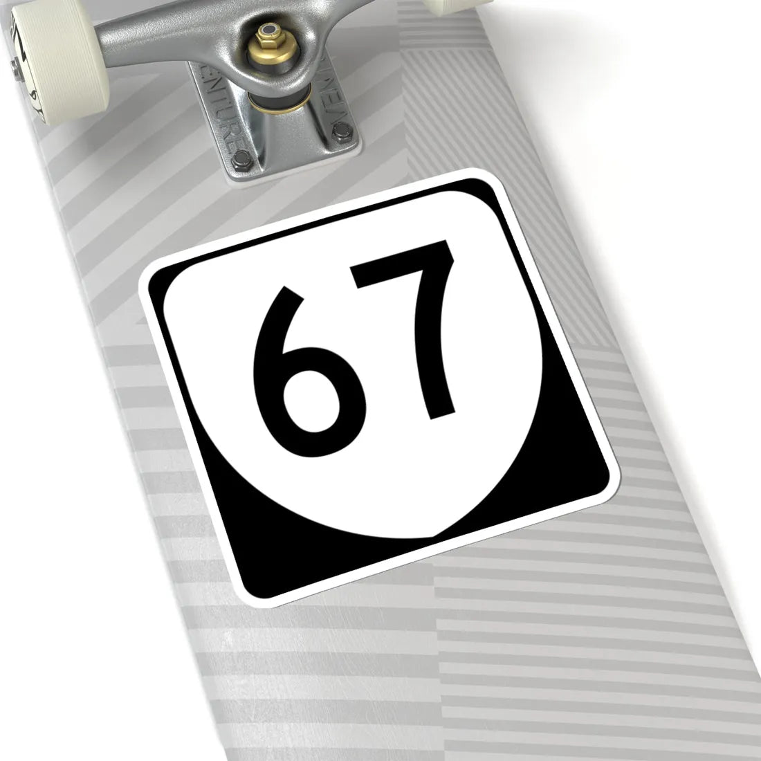 Virginia 67 (Virginia) (Road Sign) STICKER Vinyl Kiss-Cut Decal - The Sticker Space