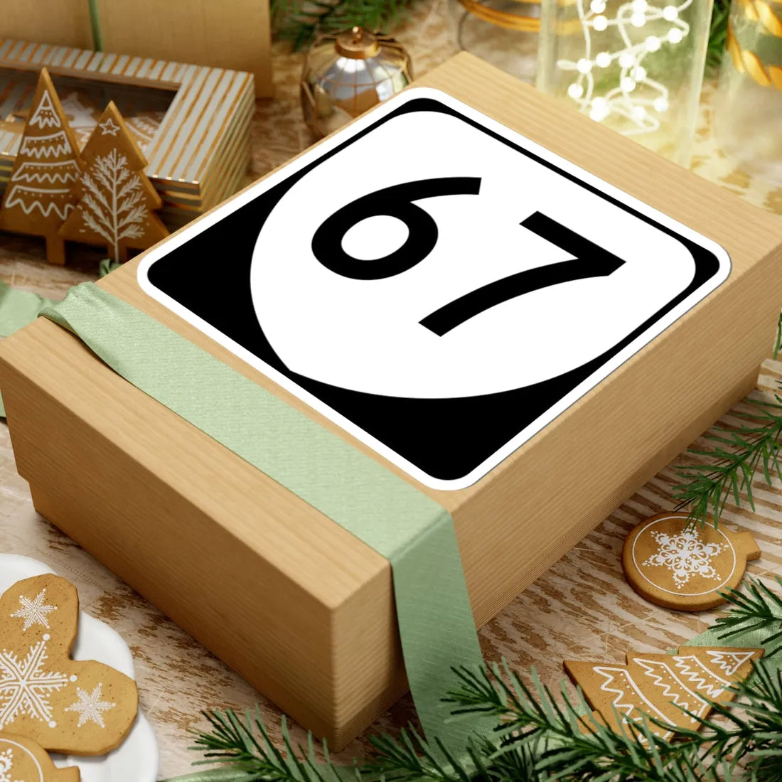 Virginia 67 (Virginia) (Road Sign) STICKER Vinyl Kiss-Cut Decal - The Sticker Space