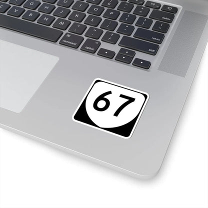 Virginia 67 (Virginia) (Road Sign) STICKER Vinyl Kiss-Cut Decal - The Sticker Space