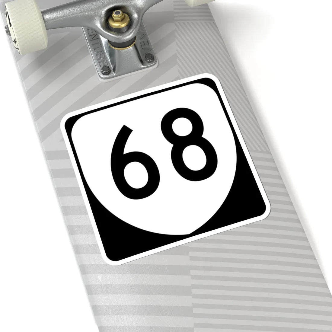 Virginia 68 (Virginia) (Road Sign) STICKER Vinyl Kiss-Cut Decal - The Sticker Space