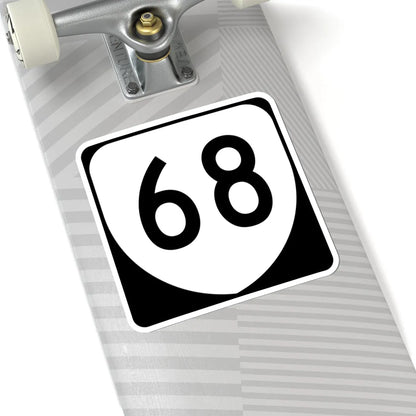 Virginia 68 (Virginia) (Road Sign) STICKER Vinyl Kiss-Cut Decal - The Sticker Space