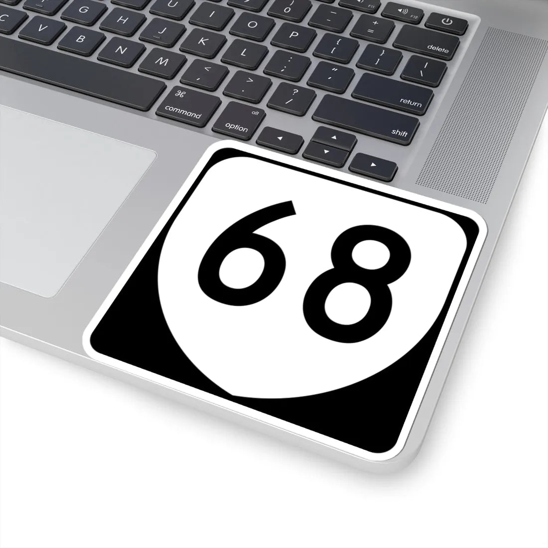 Virginia 68 (Virginia) (Road Sign) STICKER Vinyl Kiss-Cut Decal - The Sticker Space