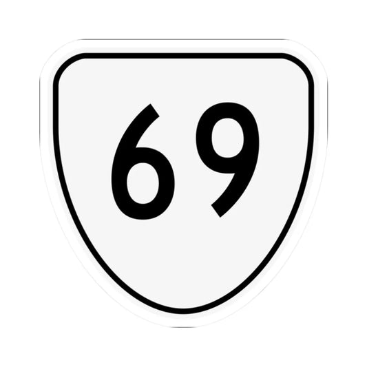 Virginia 69 1956 (Virginia) (Road Sign) STICKER Vinyl Kiss-Cut Decal 2 Inch White - The Sticker Space