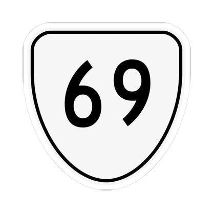 Virginia 69 1956 (Virginia) (Road Sign) STICKER Vinyl Kiss-Cut Decal 3 Inch White - The Sticker Space