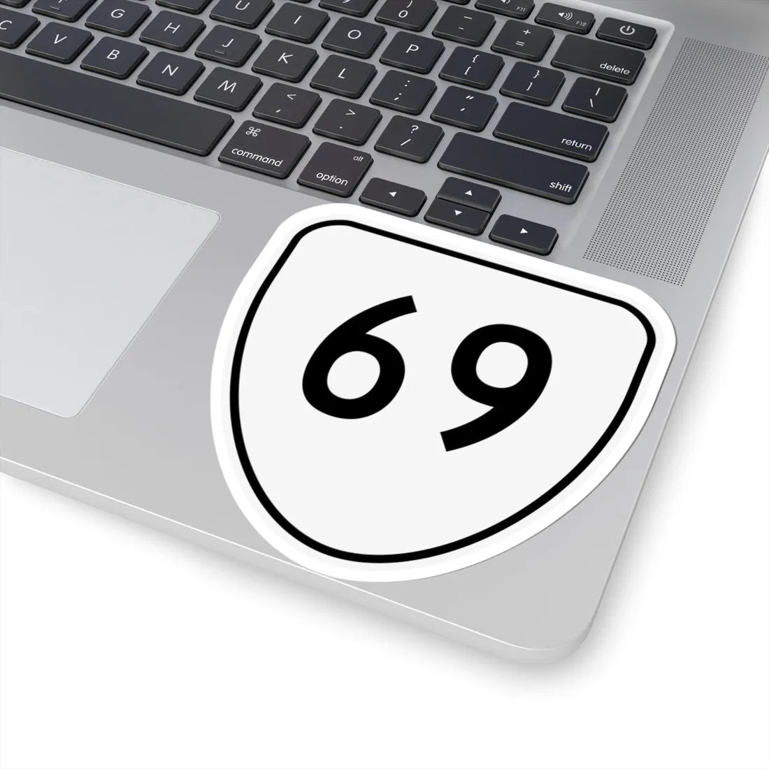 Virginia 69 1956 (Virginia) (Road Sign) STICKER Vinyl Kiss-Cut Decal - The Sticker Space