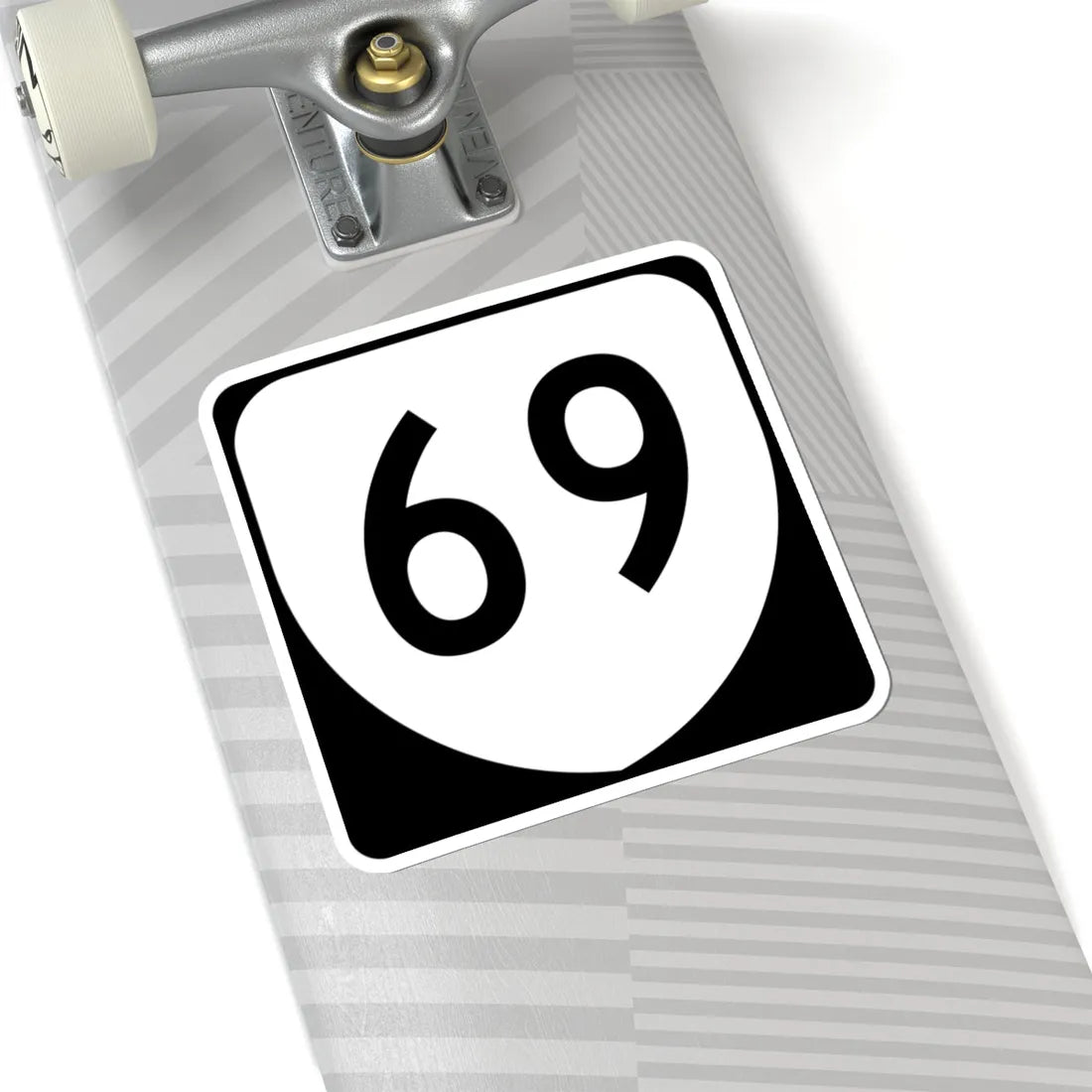 Virginia 69 (Virginia) (Road Sign) STICKER Vinyl Kiss-Cut Decal - The Sticker Space