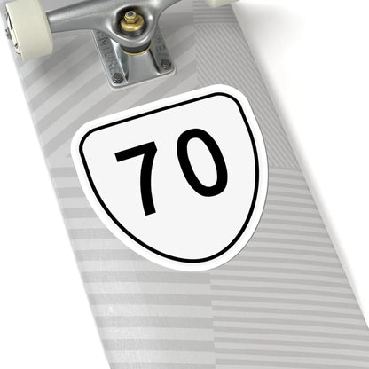 Virginia 70 1956 (Virginia) (Road Sign) STICKER Vinyl Kiss-Cut Decal - The Sticker Space