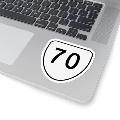 Virginia 70 1956 (Virginia) (Road Sign) STICKER Vinyl Kiss-Cut Decal - The Sticker Space