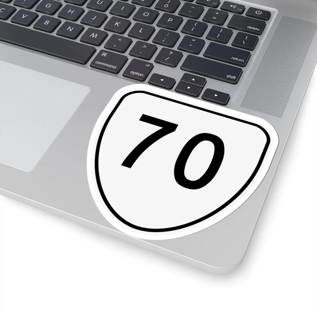 Virginia 70 1956 (Virginia) (Road Sign) STICKER Vinyl Kiss-Cut Decal - The Sticker Space