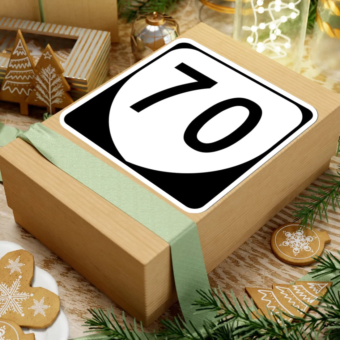 Virginia 70 (Virginia) (Road Sign) STICKER Vinyl Kiss-Cut Decal - The Sticker Space