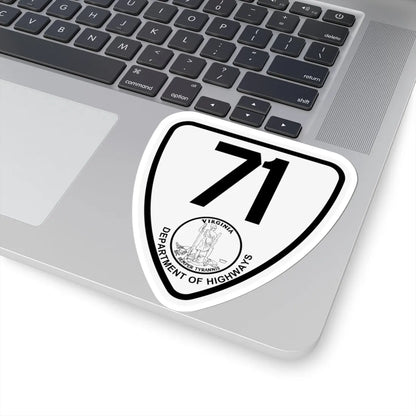 Virginia 71 1924 (Virginia) (Road Sign) STICKER Vinyl Kiss-Cut Decal - The Sticker Space