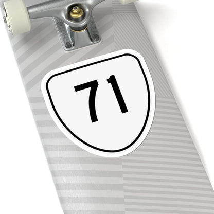 Virginia 71 1956 (Virginia) (Road Sign) STICKER Vinyl Kiss-Cut Decal - The Sticker Space