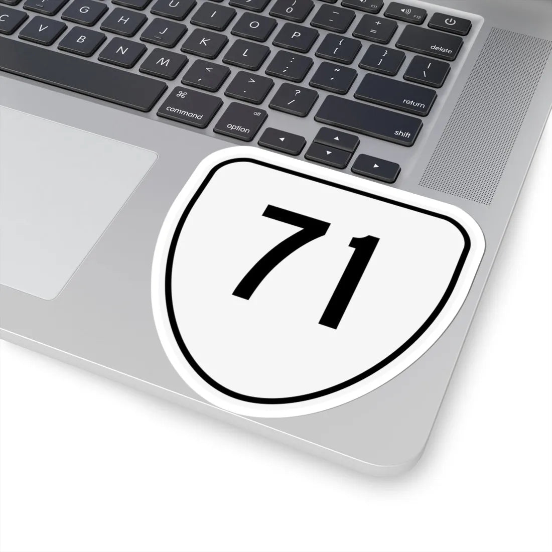 Virginia 71 1956 (Virginia) (Road Sign) STICKER Vinyl Kiss-Cut Decal - The Sticker Space