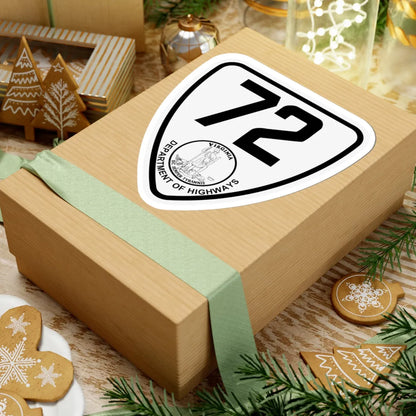 Virginia 72 1924 (Virginia) (Road Sign) STICKER Vinyl Kiss-Cut Decal - The Sticker Space